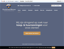 Tablet Screenshot of guntenaarwonen.nl